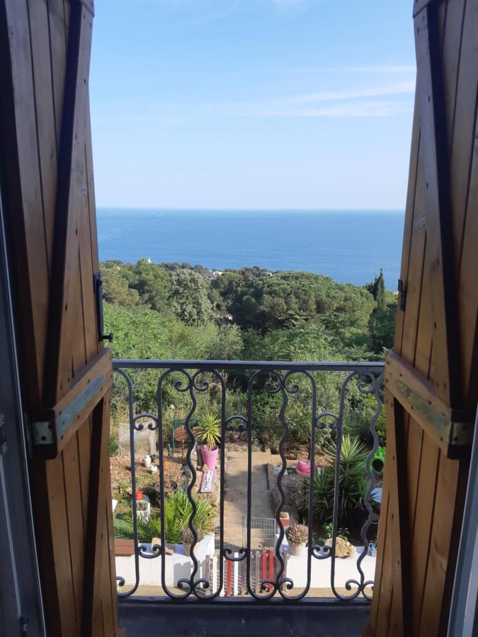 Haut De Villa Au Mont St Clair Vue Exceptionnelle Mer Et Foret Terrasses, Piscine, Petanque, Solarium Prives Сет Экстерьер фото